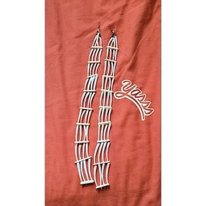 9 Row Dentalium Earrings